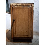 Antique cream sliding door deals franklin cabinet